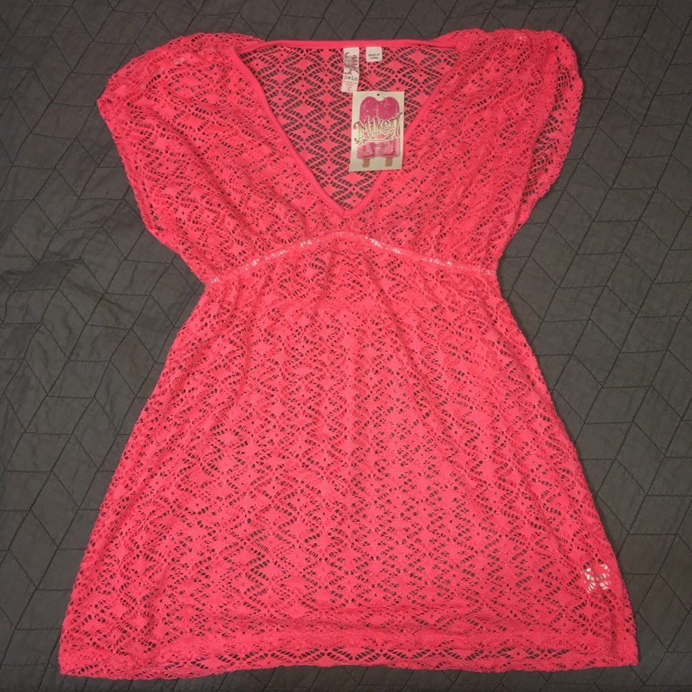 Pink Swim Coverup